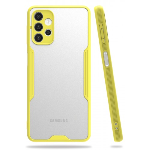 Newface Samsung Galaxy A52 Kılıf Platin Silikon - Sarı Newface Samsung Galaxy A52 Kılıf Platin Silikon - Sarı