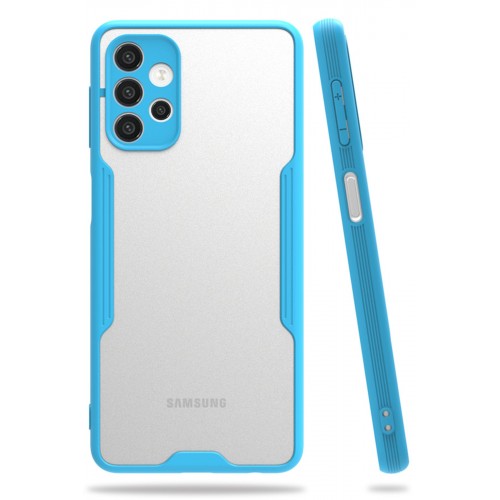 Newface Samsung Galaxy A52 Kılıf Platin Silikon - Mavi Newface Samsung Galaxy A52 Kılıf Platin Silikon - Mavi