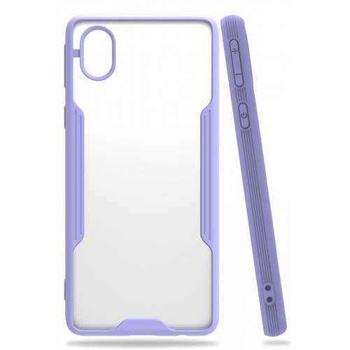 Newface Samsung Galaxy A01 Core Kılıf Platin Silikon - Lila Newface Samsung Galaxy A01 Core Kılıf Platin Silikon - Lila