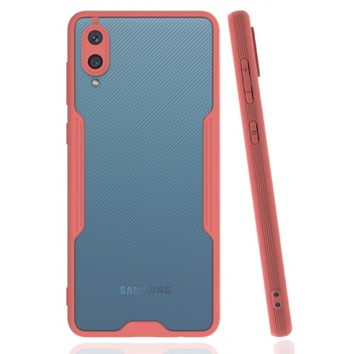 Newface Samsung Galaxy A02 Kılıf Platin Silikon - Pembe Newface Samsung Galaxy A02 Kılıf Platin Silikon - Pembe