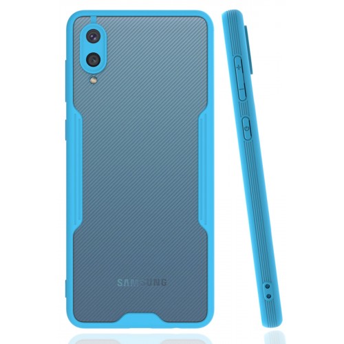 Newface Samsung Galaxy A02 Kılıf Platin Silikon - Mavi Newface Samsung Galaxy A02 Kılıf Platin Silikon - Mavi