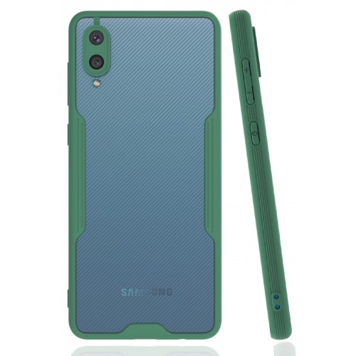 Newface Samsung Galaxy A02 Kılıf Platin Silikon - Yeşil Newface Samsung Galaxy A02 Kılıf Platin Silikon - Yeşil