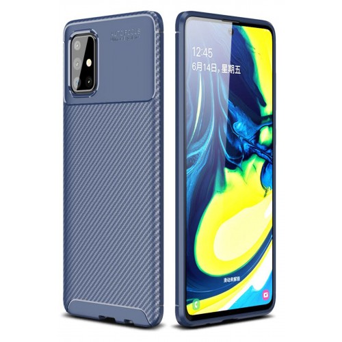 Newface Samsung Galaxy A71 Kılıf Focus Karbon Silikon - Lacivert Newface Samsung Galaxy A71 Kılıf Focus Karbon Silikon - Lacivert