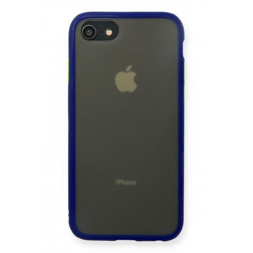 Newface iPhone 7 Kılıf Montreal Silikon Kapak - Lacivert Newface iPhone 7 Kılıf Montreal Silikon Kapak - Lacivert