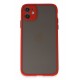 Newface iPhone 11 Kılıf Montreal Silikon Kapak - Kırmızı
