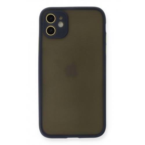 Newface iPhone 11 Kılıf Montreal Silikon Kapak - Lacivert Newface iPhone 11 Kılıf Montreal Silikon Kapak - Lacivert