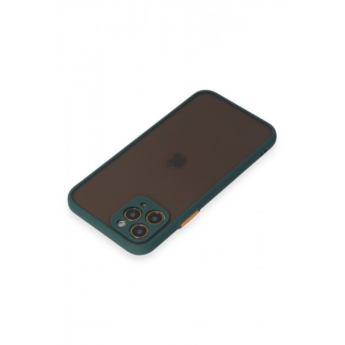 Newface iPhone 11 Pro Kılıf Montreal Silikon Kapak - Yeşil Newface iPhone 11 Pro Kılıf Montreal Silikon Kapak - Yeşil