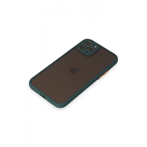 Newface iPhone 11 Pro Kılıf Montreal Silikon Kapak - Yeşil Newface iPhone 11 Pro Kılıf Montreal Silikon Kapak - Yeşil