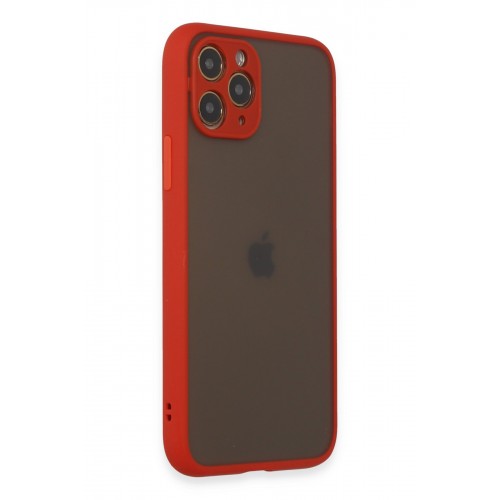 Newface iPhone 11 Pro Kılıf Montreal Silikon Kapak - Kırmızı Newface iPhone 11 Pro Kılıf Montreal Silikon Kapak - Kırmızı
