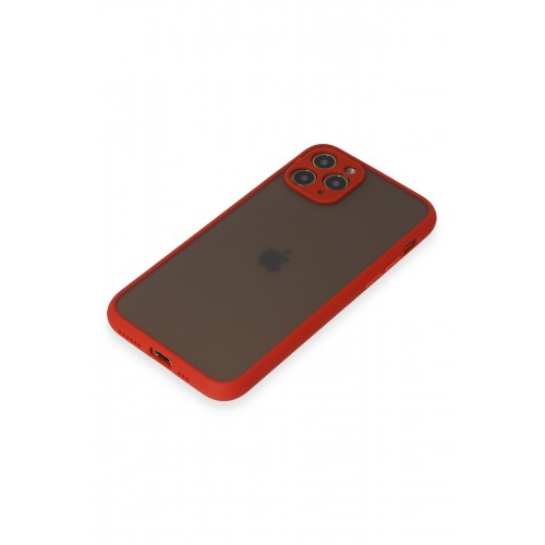 Newface iPhone 11 Pro Kılıf Montreal Silikon Kapak - Kırmızı Newface iPhone 11 Pro Kılıf Montreal Silikon Kapak - Kırmızı
