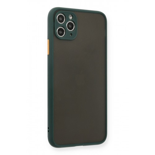 Newface iPhone 11 Pro Max Kılıf Montreal Silikon Kapak - Yeşil Newface iPhone 11 Pro Max Kılıf Montreal Silikon Kapak - Yeşil