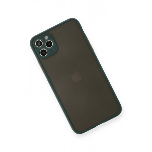 Newface iPhone 11 Pro Max Kılıf Montreal Silikon Kapak - Yeşil Newface iPhone 11 Pro Max Kılıf Montreal Silikon Kapak - Yeşil