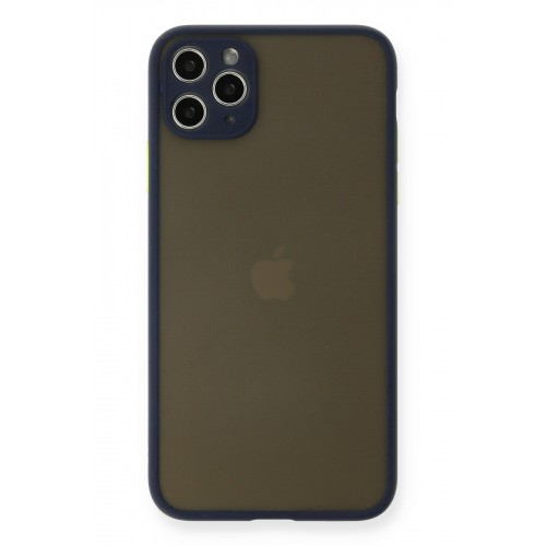 Newface iPhone 11 Pro Max Kılıf Montreal Silikon Kapak - Lacivert Newface iPhone 11 Pro Max Kılıf Montreal Silikon Kapak - Lacivert