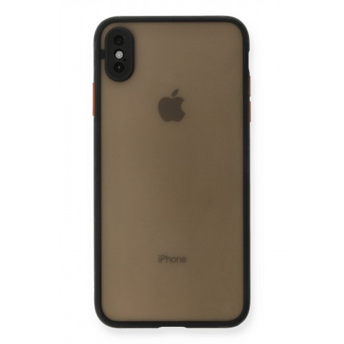 Newface iPhone X Kılıf Montreal Silikon Kapak - Siyah Newface iPhone X Kılıf Montreal Silikon Kapak - Siyah
