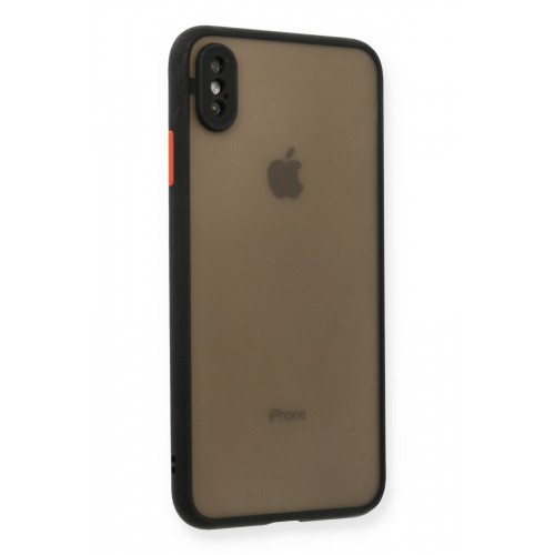 Newface iPhone X Kılıf Montreal Silikon Kapak - Siyah Newface iPhone X Kılıf Montreal Silikon Kapak - Siyah