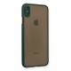 Newface iPhone X Kılıf Montreal Silikon Kapak - Yeşil Newface iPhone X Kılıf Montreal Silikon Kapak - Yeşil