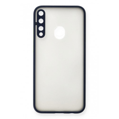 Newface Huawei P40 Lite E Kılıf Montreal Silikon Kapak - Lacivert