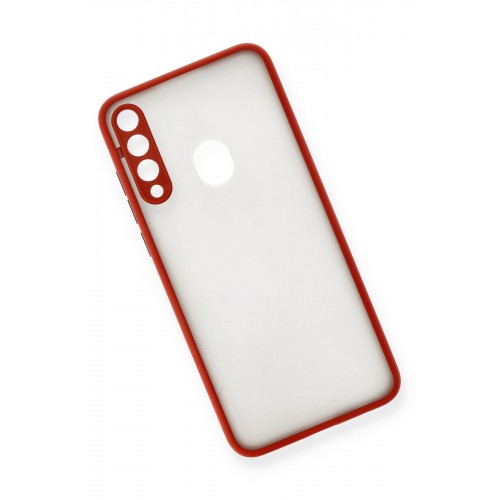 Newface Huawei Y6P Kılıf Montreal Silikon Kapak - Kırmızı Newface Huawei Y6P Kılıf Montreal Silikon Kapak - Kırmızı