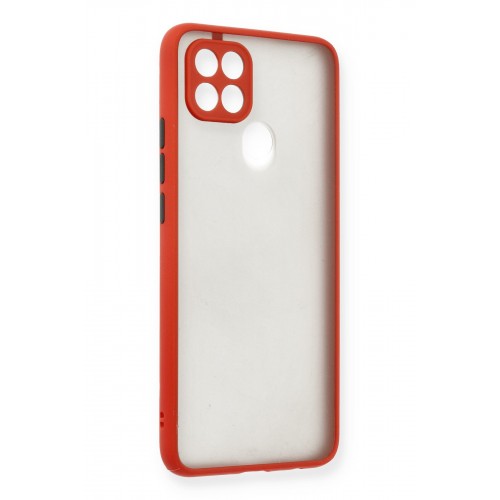 Newface Oppo A15 Kılıf Montreal Silikon Kapak - Kırmızı Newface Oppo A15 Kılıf Montreal Silikon Kapak - Kırmızı