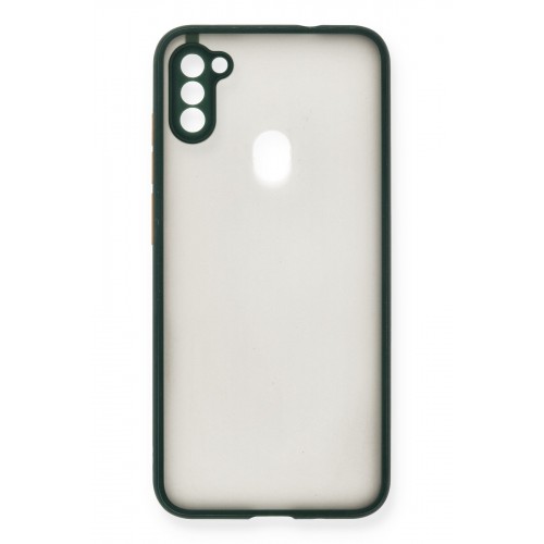Newface Samsung Galaxy A11 Kılıf Montreal Silikon Kapak - Yeşil Newface Samsung Galaxy A11 Kılıf Montreal Silikon Kapak - Yeşil