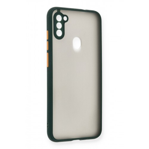 Newface Samsung Galaxy A11 Kılıf Montreal Silikon Kapak - Yeşil Newface Samsung Galaxy A11 Kılıf Montreal Silikon Kapak - Yeşil