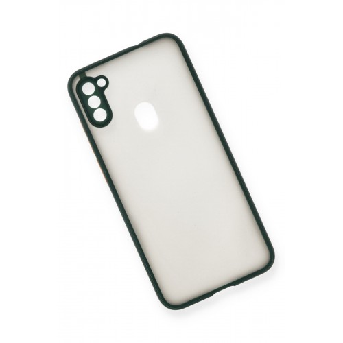 Newface Samsung Galaxy A11 Kılıf Montreal Silikon Kapak - Yeşil Newface Samsung Galaxy A11 Kılıf Montreal Silikon Kapak - Yeşil