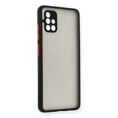 Newface Samsung Galaxy A51 Kılıf Montreal Silikon Kapak - Siyah Newface Samsung Galaxy A51 Kılıf Montreal Silikon Kapak - Siyah