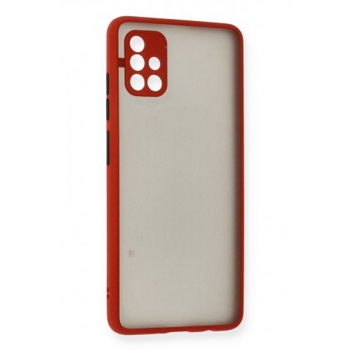 Newface Samsung Galaxy A51 Kılıf Montreal Silikon Kapak - Kırmızı Newface Samsung Galaxy A51 Kılıf Montreal Silikon Kapak - Kırmızı