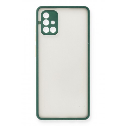 Newface Samsung Galaxy A71 Kılıf Montreal Silikon Kapak - Yeşil Newface Samsung Galaxy A71 Kılıf Montreal Silikon Kapak - Yeşil