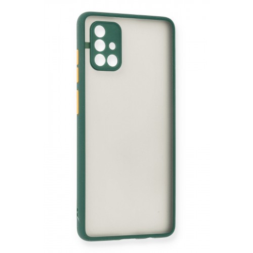Newface Samsung Galaxy A71 Kılıf Montreal Silikon Kapak - Yeşil Newface Samsung Galaxy A71 Kılıf Montreal Silikon Kapak - Yeşil