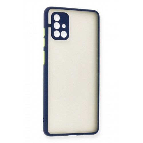 Newface Samsung Galaxy A71 Kılıf Montreal Silikon Kapak - Lacivert Newface Samsung Galaxy A71 Kılıf Montreal Silikon Kapak - Lacivert
