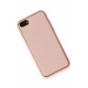 Newface iPhone 7 Kılıf Coco Deri Silikon Kapak - Pembe Newface iPhone 7 Kılıf Coco Deri Silikon Kapak - Pembe
