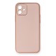 Newface iPhone 12 Mini Kılıf Coco Deri Silikon Kapak - Pembe Newface iPhone 12 Mini Kılıf Coco Deri Silikon Kapak - Pembe