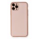 Newface iPhone 11 Pro Kılıf Coco Deri Silikon Kapak - Pembe Newface iPhone 11 Pro Kılıf Coco Deri Silikon Kapak - Pembe