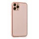 Newface iPhone 11 Pro Kılıf Coco Deri Silikon Kapak - Pembe Newface iPhone 11 Pro Kılıf Coco Deri Silikon Kapak - Pembe
