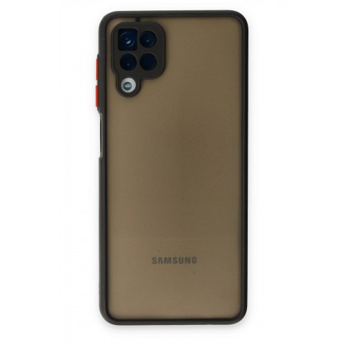 Newface Samsung Galaxy A12 Kılıf Montreal Silikon Kapak - Siyah Newface Samsung Galaxy A12 Kılıf Montreal Silikon Kapak - Siyah