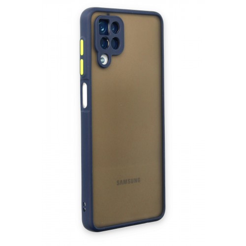 Newface Samsung Galaxy A12 Kılıf Montreal Silikon Kapak - Lacivert Newface Samsung Galaxy A12 Kılıf Montreal Silikon Kapak - Lacivert