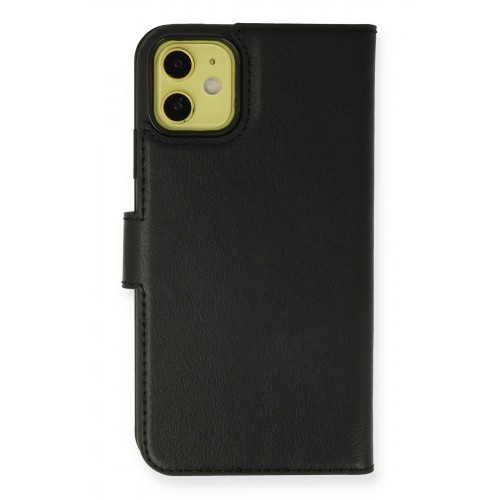 Newface iPhone 12 Kılıf Trend S Plus Kapaklı Kılıf - Siyah Newface iPhone 12 Kılıf Trend S Plus Kapaklı Kılıf - Siyah