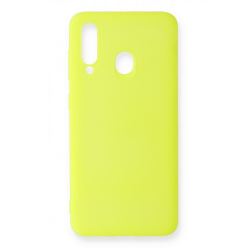 Newface Samsung Galaxy A60 Kılıf Premium Rubber Silikon - Sarı Newface Samsung Galaxy A60 Kılıf Premium Rubber Silikon - Sarı