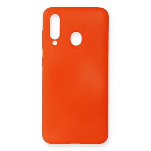 Newface Samsung Galaxy A60 Kılıf Premium Rubber Silikon - Turuncu Newface Samsung Galaxy A60 Kılıf Premium Rubber Silikon - Turuncu