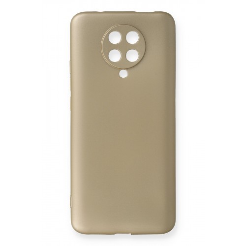 Newface Xiaomi Pocophone F2 Pro Kılıf Premium Rubber Silikon - Gold Newface Xiaomi Pocophone F2 Pro Kılıf Premium Rubber Silikon - Gold