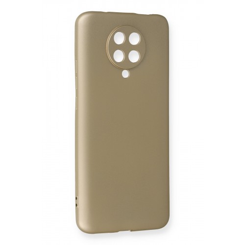 Newface Xiaomi Pocophone F2 Pro Kılıf Premium Rubber Silikon - Gold Newface Xiaomi Pocophone F2 Pro Kılıf Premium Rubber Silikon - Gold
