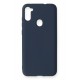 Newface Samsung Galaxy A11 Kılıf Nano içi Kadife Silikon - Lacivert Newface Samsung Galaxy A11 Kılıf Nano içi Kadife Silikon - Lacivert