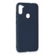 Newface Samsung Galaxy A11 Kılıf Nano içi Kadife Silikon - Lacivert Newface Samsung Galaxy A11 Kılıf Nano içi Kadife Silikon - Lacivert
