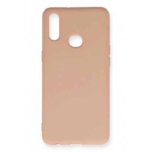 Newface Samsung Galaxy A10S Kılıf Nano içi Kadife Silikon - Pudra Newface Samsung Galaxy A10S Kılıf Nano içi Kadife Silikon - Pudra