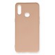 Newface Samsung Galaxy A10S Kılıf Nano içi Kadife Silikon - Pudra Newface Samsung Galaxy A10S Kılıf Nano içi Kadife Silikon - Pudra