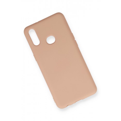 Newface Samsung Galaxy A10S Kılıf Nano içi Kadife Silikon - Pudra Newface Samsung Galaxy A10S Kılıf Nano içi Kadife Silikon - Pudra