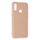 Newface Samsung Galaxy A10S Kılıf Nano içi Kadife Silikon - Pudra Newface Samsung Galaxy A10S Kılıf Nano içi Kadife Silikon - Pudra