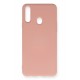 Newface Samsung Galaxy A20S Kılıf Nano içi Kadife Silikon - Pudra Newface Samsung Galaxy A20S Kılıf Nano içi Kadife Silikon - Pudra