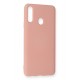 Newface Samsung Galaxy A20S Kılıf Nano içi Kadife Silikon - Pudra Newface Samsung Galaxy A20S Kılıf Nano içi Kadife Silikon - Pudra
